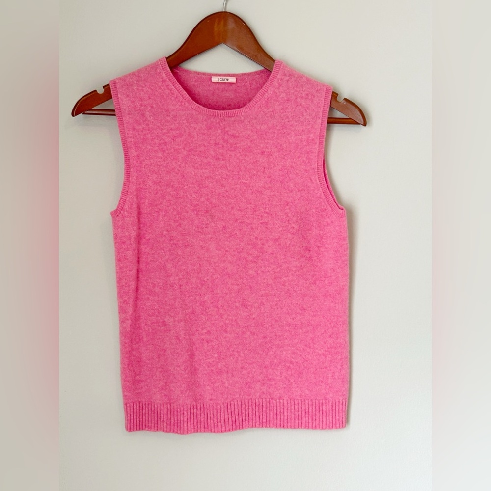 Women’s J. Crew Cashmere Sweater Vest Top Medium